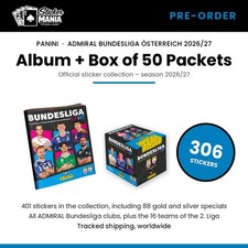 Panini Admiral Bundesliga Austria 2026/27 Album + Box of 50 Packets PRE-ORDER picture
