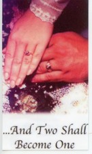 A MARRIAGE PRAYER - Laminated  Holy Cards.  QUANTITY 25 CARDS picture