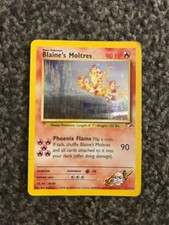 Blaine’s Moltres 1/132 Holo Rare Gym Heroes Pokemon WOTC 2000 picture
