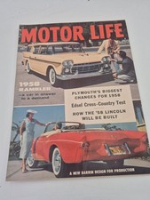 Vintage Motor Life Magazine November 1957 1958 Rambler Edsel Automobilia picture