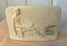 Vintage 1985 Lladro Collectors Society Don Quixote Porcelain Plaque Sign 7601 picture