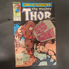 The Mighty Thor #411 (Marvel 1989) Tom DeFalco Ron Frenz Thor Juggernaut MINT picture