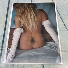 2004 Sexy Lady Hot Body Tattoo Blonde Vtg Print Ad/Poster Pinup Art Magazine Pg picture