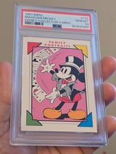 1991 IMPEL DISNEY COLLECTOR CARDS MAGICIAN MICKEY MOUSE #110 | PSA 10 GEM MINT picture