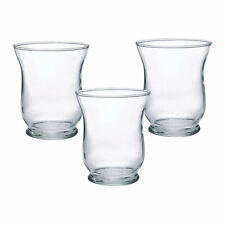 Small Clear Hurricane Candle Holders, Home Decor, 12 Pieces picture