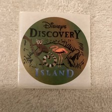 Vintage Disney Discovery Island Park Sticker Cast Member Exclusive Very Rare picture