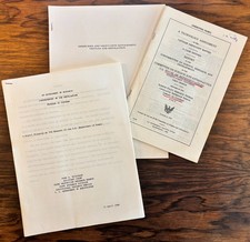 1968 VIETNAM WAR AGENT ORANGE ECOLOGICAL DAMAGE US STATE DEPT HOUSE REP SCIENCE picture