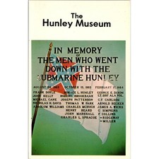 The Hunley Museum Broad & Church Streets Charleston SC Vintage Postcard SP9-2 picture