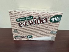 EZ Wider Organic Cones 1-1/4 Size - 32 Packs - 12 Cones Per Box Sealed picture