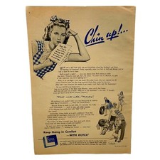 Kotex Sanitary Napkins Vintage Print Ad 1940s Pouting Girl Feminine Hygiene picture