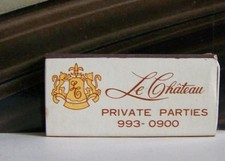 Rare Vintage Matchbook F5 St Louis Missouri Le Chateau Boucair's Bistro Sidewalk picture