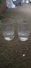 Lot of 2 Vintage DEKUYPER Peppermint Schnapps Shot Shooter Glasses picture