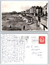 RPPC Burnham-on-Sea Beach Pier Somerset England Postcard AA268 picture