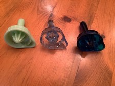 3 glass juicers marked “Duboe patent” picture