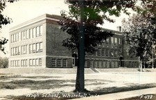 1930s Whitehall Wisconsin High School occupation F-478 RPPC Postcard 26-1575 picture