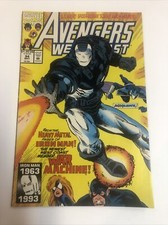 Avengers West Coast (1993)  # 94 (VF/NM) 1st James Rhodes as War Machine picture