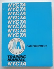 Vintage 1981 New York Subway Manual Train Car Equipment R-10 through R-46 NYC picture