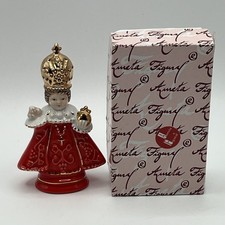 Vintage Aureta Figural Infant of Prague Ceramic Figurine 3.5