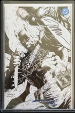 Absolute Batman #22 SDCC 2026 3x SIGNED JIM LEE DRAGOTTA SINCLAIR B&W CVR w/ COA picture
