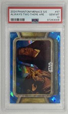 2024 Topps Sapphire Star Wars Phantom Menace Always Two There Are #97 PSA 10 picture