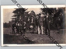 c1910 Integrated White Men Drinking Beer BLACK AFRICAN AMERICAN RPPC Real Photo picture
