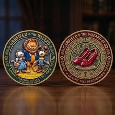 Garfield The Wizard Of Oz Limited Edition Collector's Commemorative Coin 2026 picture