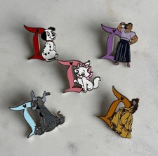 2024 EX DLR Wave A Hidden Mickey D Pin Set picture
