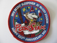 VTG  2010 SCOUT SLEEPOVER MCCOY STADIUM  PAW SOX PATCH  4