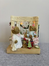 Cherished Teddies 4010092 Glenda & Don Christmas Eve Is A Night For Magic RARE picture