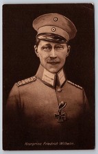 Kronprinz Friedrich Wilhelm WWI German Crown Prince Real Photo Postcard RPPC picture