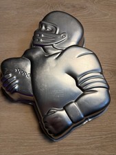 Vintage 1987 Wilton Football Hero Cake Pan Mold Super Bowl Party Bakeware 4610 picture