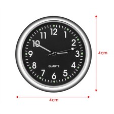 Car Clock Luminous Mini Automobiles Internal Stick-On Digital Watch Mechanics Qu picture