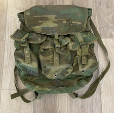 Vintage 1988 US Military ALICE pack M81 Woodland Camouflage 80s Gulf War Era picture
