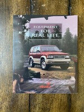 ORIGINAL Equipment For Real Life Isuzu Sales Brochure picture