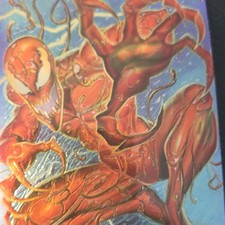 Fleer 1995 Flair '95 Marvel Annual Chromium Insert #2 Carnage Trading Card picture