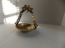 Israel MAYIM ACHRONIM BRASS JEWISH HAND WASHING Bowl Lion  Brass Bowl 7,5