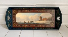 Vintage Hand Painted Dutch Tray by G.Bootsma for Hindeloopen picture