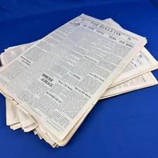 100+ Signed CON CRONIN The BULLETIN Newspapers 1916-1919 Casa Grande, AZ picture