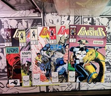 The Punisher 5 book lot #15,16,17,18,19 ~ Marvel Comics 1989 ~ NM  picture