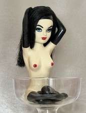 Vintage Custom Pinup Art Doll Minx OOAK Figurine Showa Retro Sofubi ▶️ picture