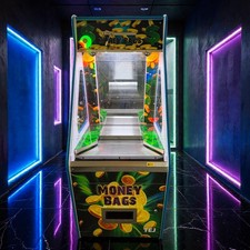 Money Bags Quarter Coin Token Pusher Machine TEJ picture