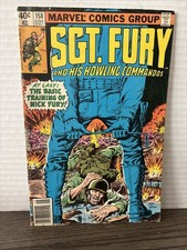 Marvel Comic SGT FURY 158 June 1980. Stan Lee. Very Good. Age Patina Pages picture