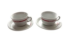 atelier r. sarti ducati Tea Cups Cappuccino Saucer Set Of 2 picture