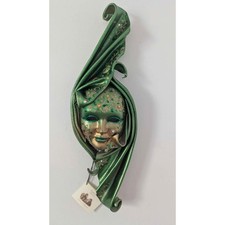 La Gioia Venice Italy Handmade Leather and Ceramic Mask picture