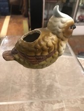 Vintage Antique Bird Josef Quail Planter Plant Holder Succulents Flower Pot picture