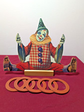 Antique Fonzo the Clown ring toss table/ parlor game 1920