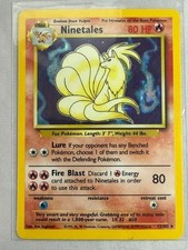 Ninetales 12/102 1999 Pokemon Base Set Unlimited Holo Rare🔥🔥 picture