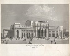 Pennsylvania Railroads Union Station Washington DC 8x10 Print HT51341091 picture