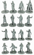 Arkham Horror Miniatures Unpainted Resin Figures Model Kit Plastic Model picture