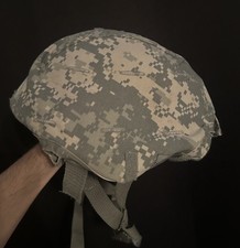 Gentex ACH Advanced Combat Helmet w/ UCP Digital Cover & Chin Strap Size- Med picture
